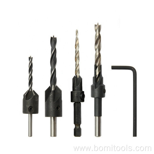 Customized with Taper point countersink hss Drill bit